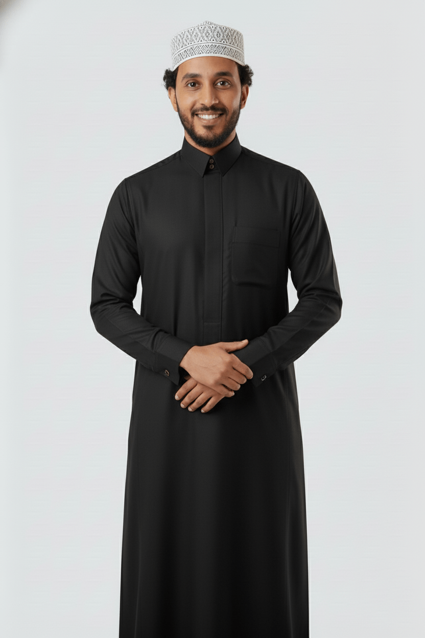 Winter Black Classic Thobe