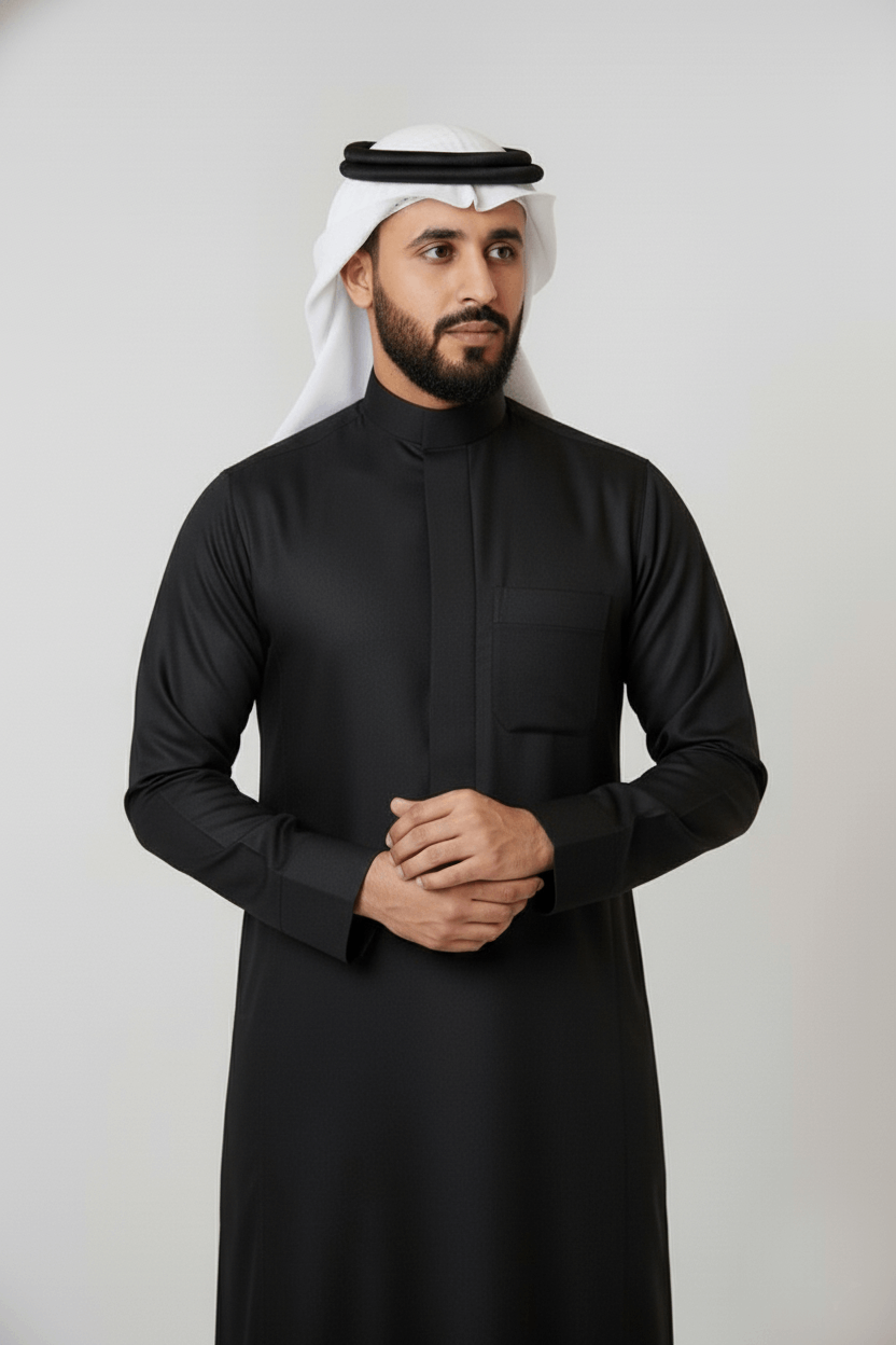 Summer Black Classic Thobe