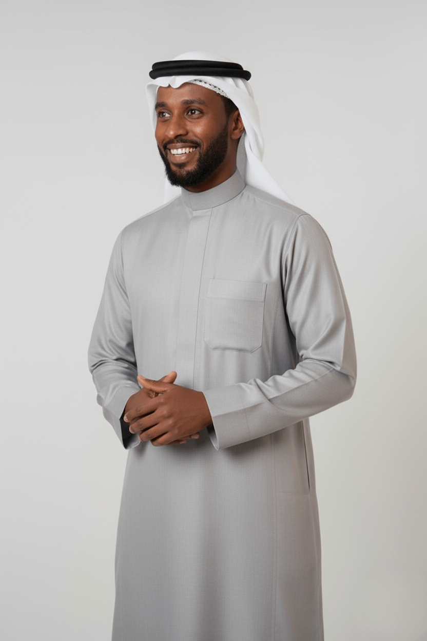 Winter Gray Classic Thobe