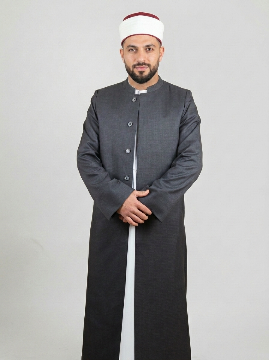 Winter Dark Grey Azhari Jubba